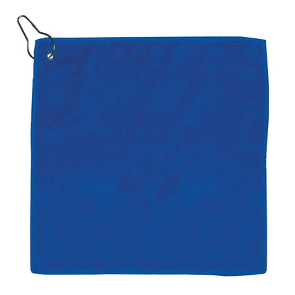 Recycled RPET 300 GSM Heavy Duty Golf Towel - 12" W x 12" H