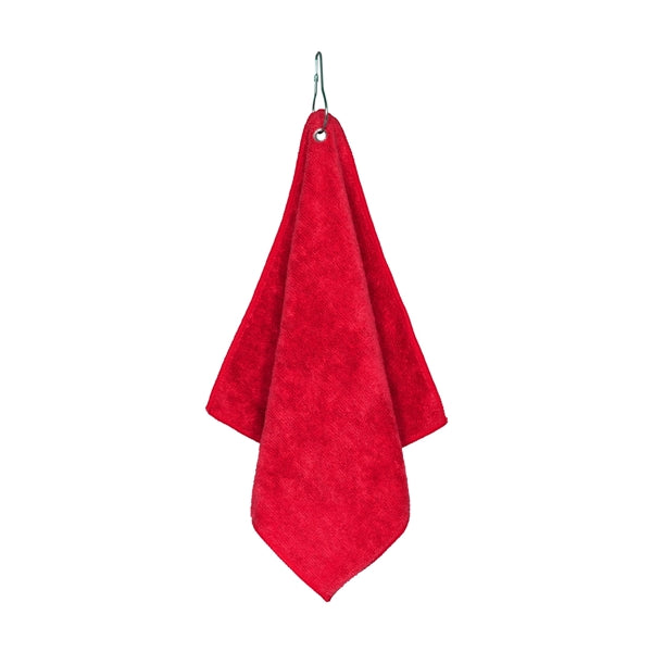 Recycled RPET 300 GSM Heavy Duty Golf Towel - 12" W x 12" H