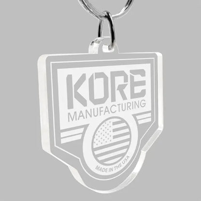 1/4" Custom Laser Etched Keychain