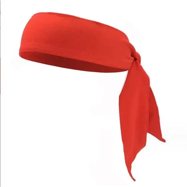 Tie Back Athletic Sports Headband