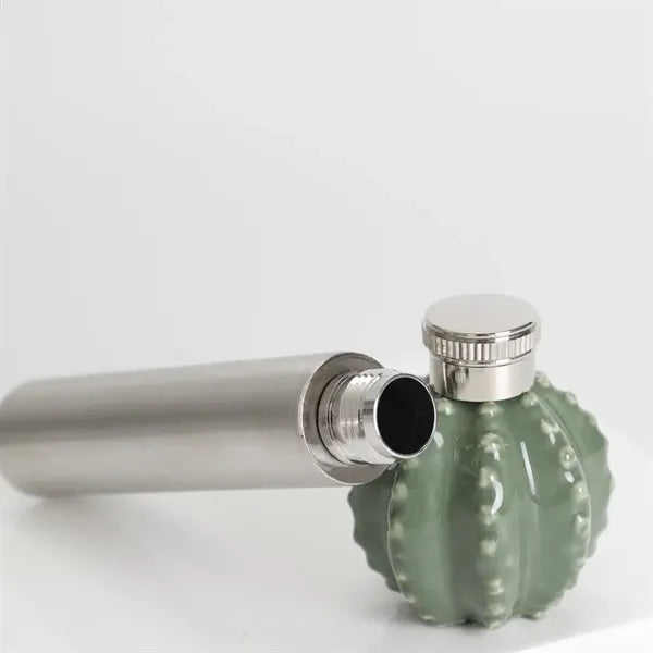 1oz Stainless Steel Cigar Flask