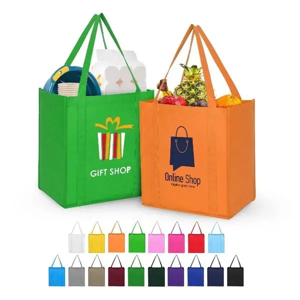 Non-Woven Grocery Tote Bag ( 12" X 8" X 13" )