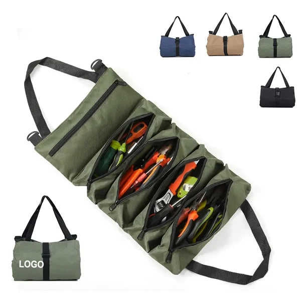 Roll-Up Tool Bag for Mechanics, DIY & Crafts Compact storage