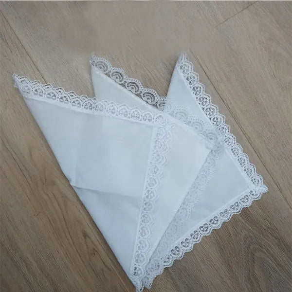 100% Cotton Wedding Handkerchief