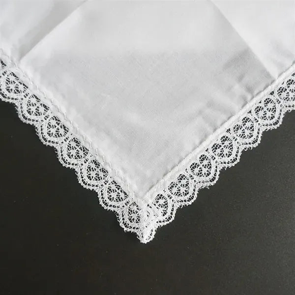 100% Cotton Wedding Handkerchief