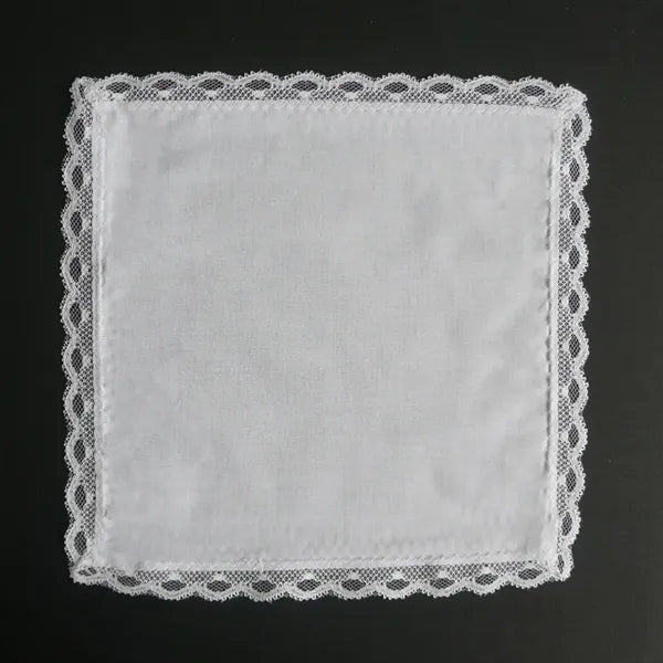 100% Cotton Wedding Handkerchief