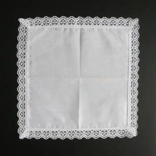 100% Cotton Wedding Handkerchief
