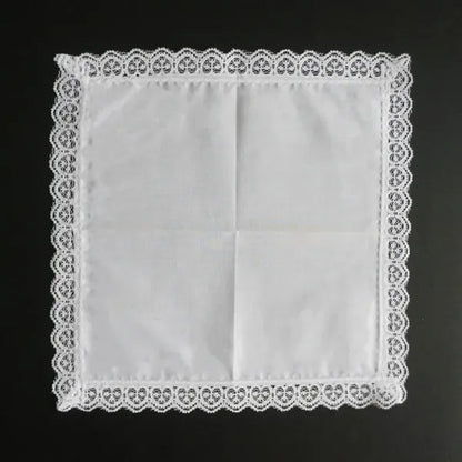 100% Cotton Wedding Handkerchief