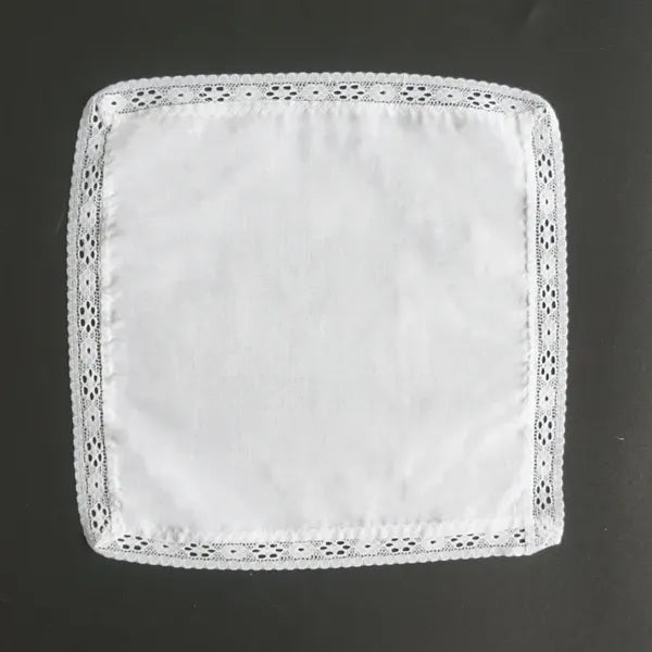 100% Cotton Wedding Handkerchief