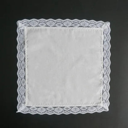 100% Cotton Wedding Handkerchief