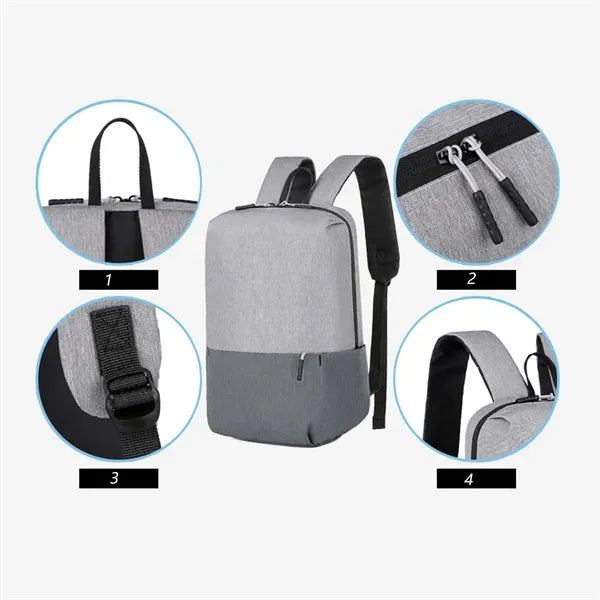 Lightweight Outdoor Travel Stylish Color Blocking Backpack