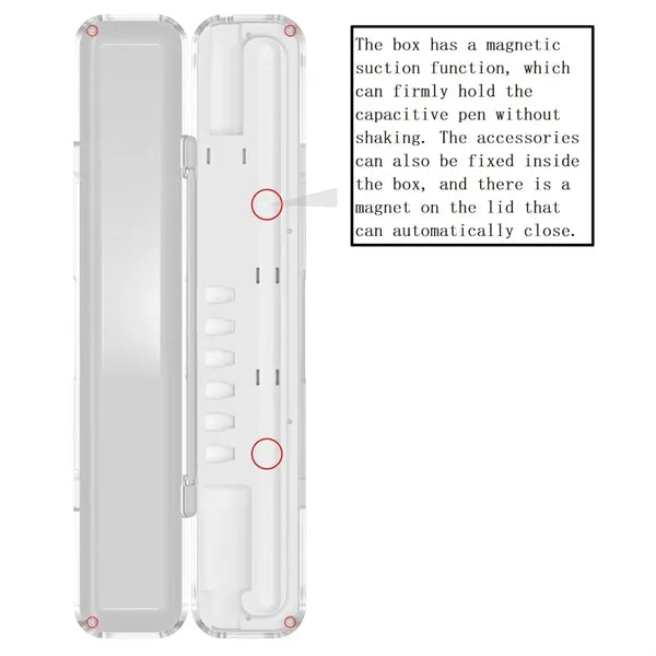Magnetic Apple Stylus Pen Holder