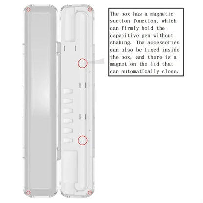 Magnetic Apple Stylus Pen Holder