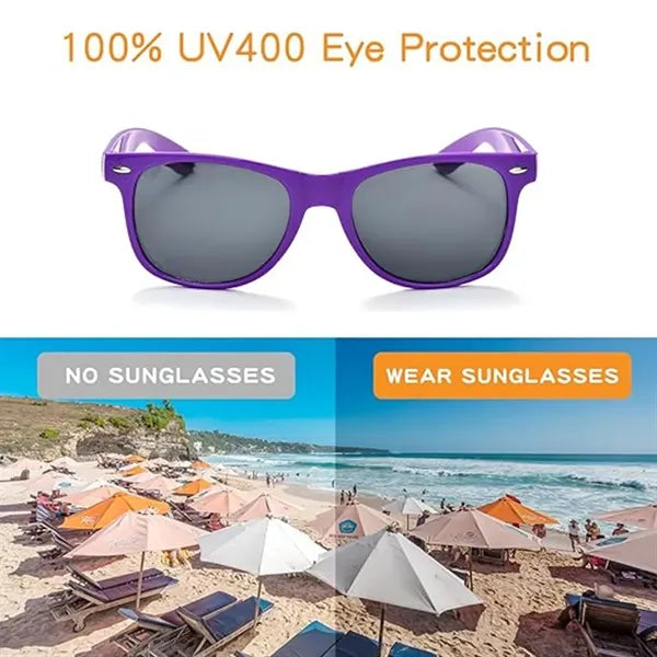 UV Protection Comfortable Portable Colored Sunglasses