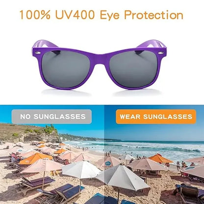 UV Protection Comfortable Portable Colored Sunglasses