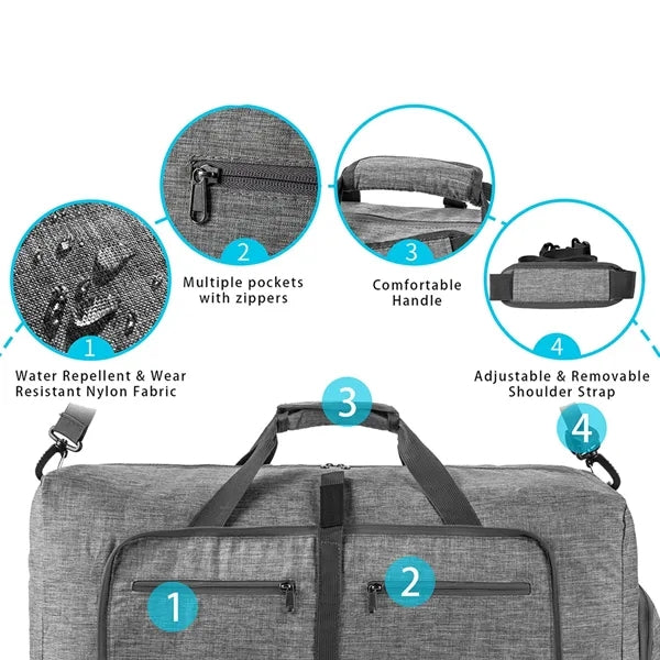 Folding Portable Travel Duffel Bag