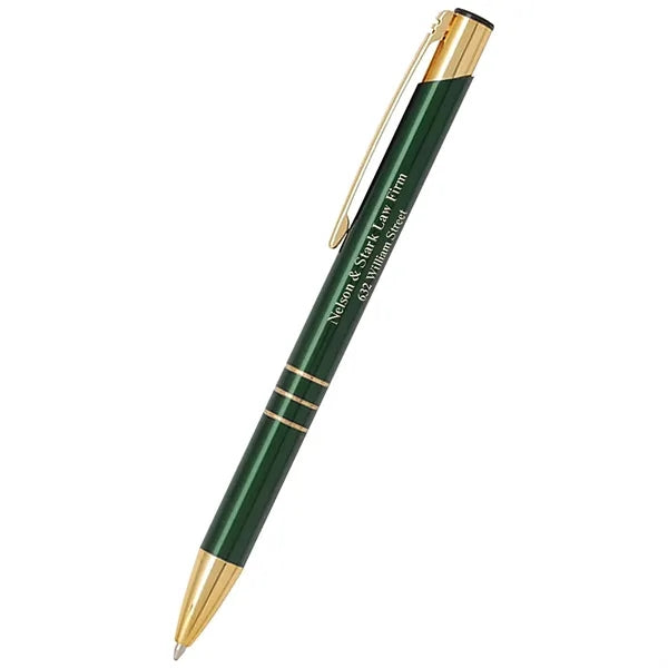 Custom Promotional Gold Delane Pen