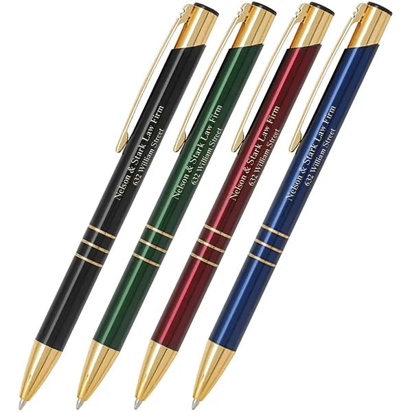 Custom Promotional Gold Delane Pen