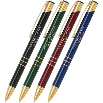 Custom Promotional Gold Delane Pen