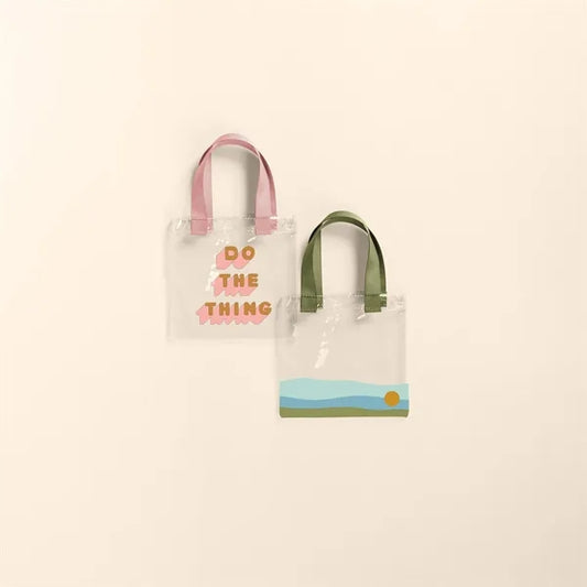 ITTY BITTY TOTE - CLEAR VINYL