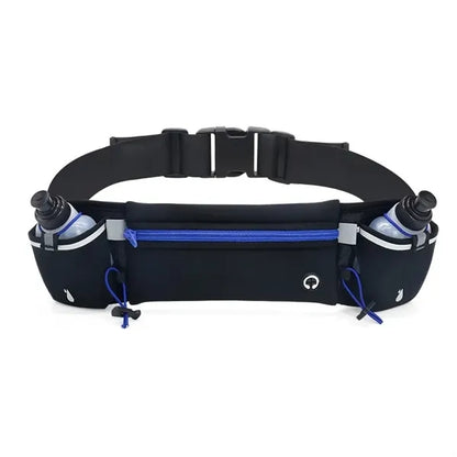 Hands-Free Hydration Fitness Waist Belt for Outdoor Sports