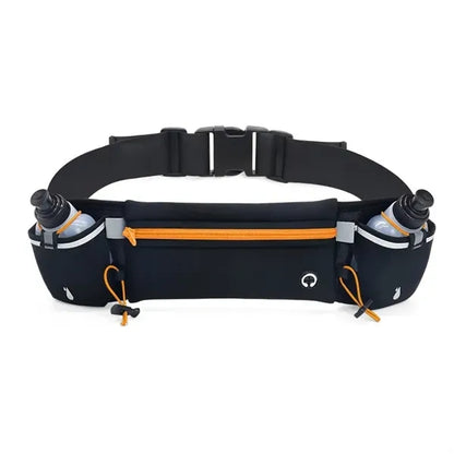 Hands-Free Hydration Fitness Waist Belt for Outdoor Sports