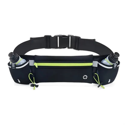 Hands-Free Hydration Fitness Waist Belt for Outdoor Sports