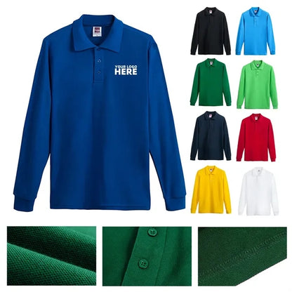 Long Sleeve Polo Shirts For Men