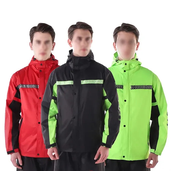 Mens Rain Jacket with Hood