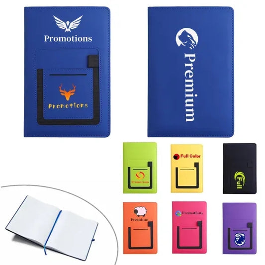 Utopia Journal Notebook With Phone Pocket(5.51" X 8.25")