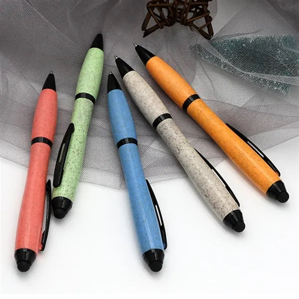 Saving eco-friendly biodegradable wheat straw ballpoint pen