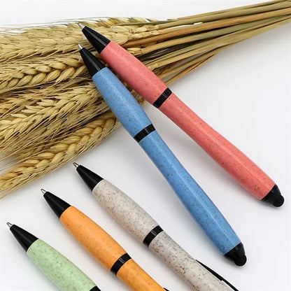 Saving eco-friendly biodegradable wheat straw ballpoint pen