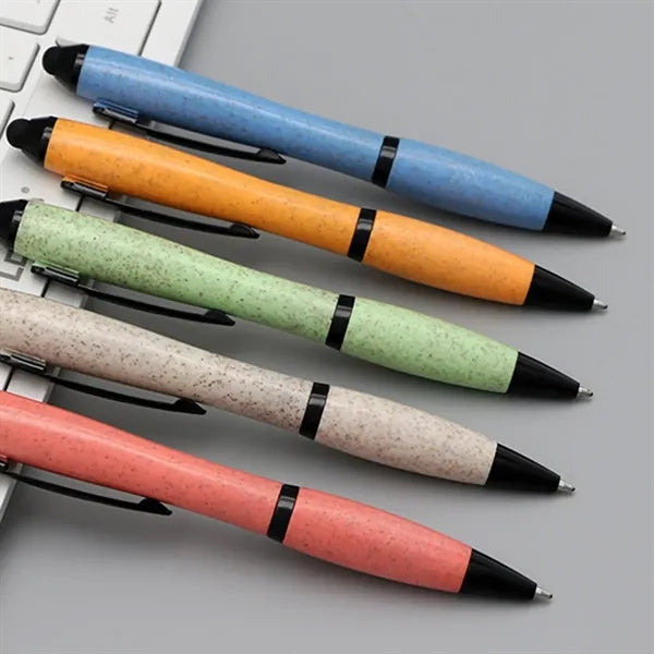 Saving eco-friendly biodegradable wheat straw ballpoint pen