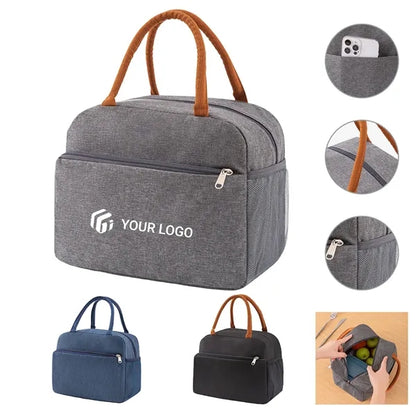 Large capacity student picnic portable waterproof lunch bag