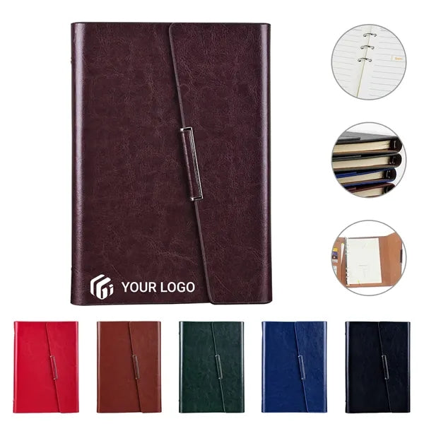 High-end business loose-leaf office meeting record notebook