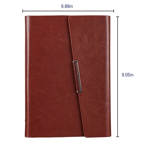 High-end business loose-leaf office meeting record notebook