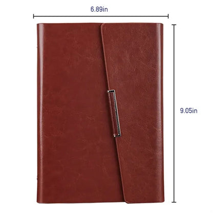 High-end business loose-leaf office meeting record notebook