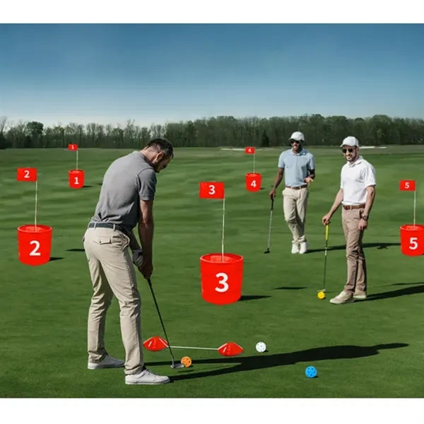 Golf Bucket Game Set for Family
