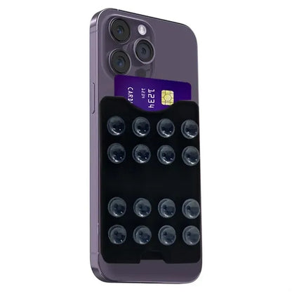 Silicone Suction Cup Grip With Phone Card Holder