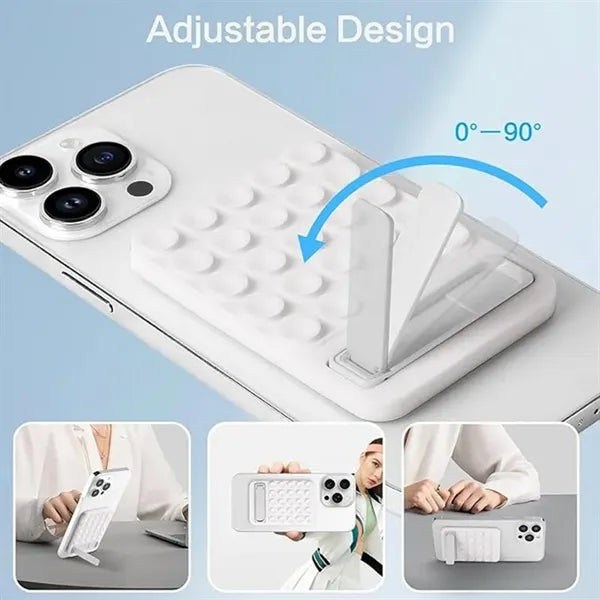 Magnetic Suction Cup Phone Mount With Foldable Stand