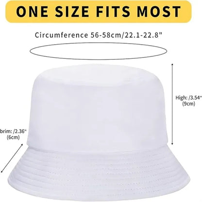 Unisex Outdoor Summer Cotton Bucket Hat For Travel Beach