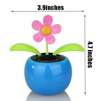 Solar Powered Moving Flower Toy