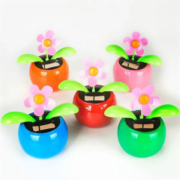 Solar Powered Moving Flower Toy