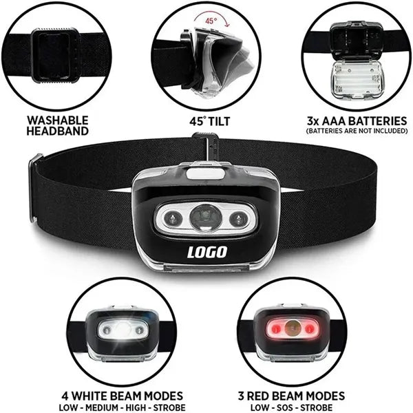 MOQ 10 pcs Camping LED Headlamp