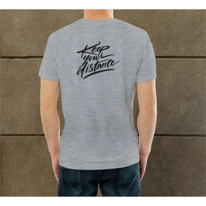 Men's Cotton Printed T-Shirt - Crew Neck - Grey