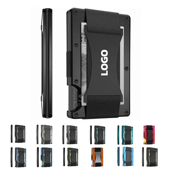 MOQ 10 pcs Slim Aluminum Card Wallet