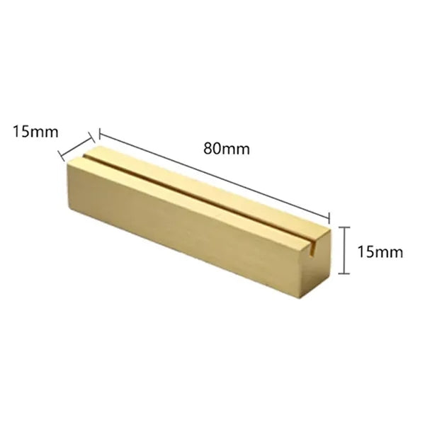Brass Card Stand Holder