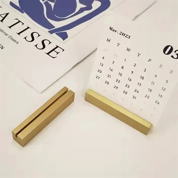 Brass Card Stand Holder