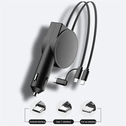 3 in 1 Multi ports Car Charger