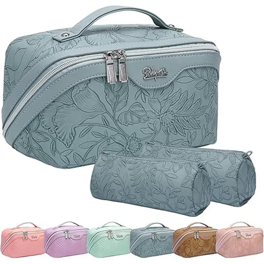Leather Travel Cosmetic Bag